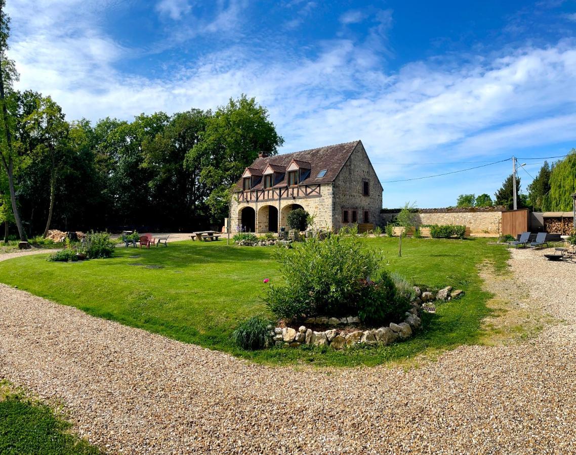 Villa Architecte Les 3 arches de Dormelles Extérieur photo